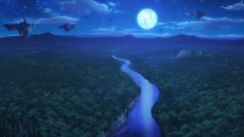 River Through Jungle — Blue