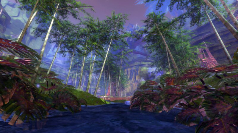 River Through Jungle — Green, Serene