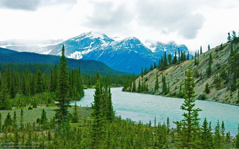 river through mountain valley