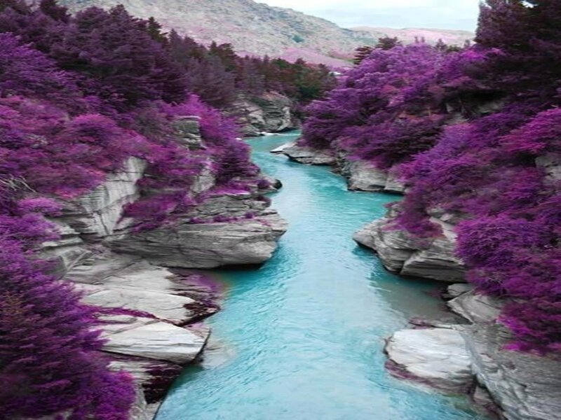 River Through Purple Canyon