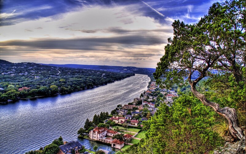 River Town from Hill