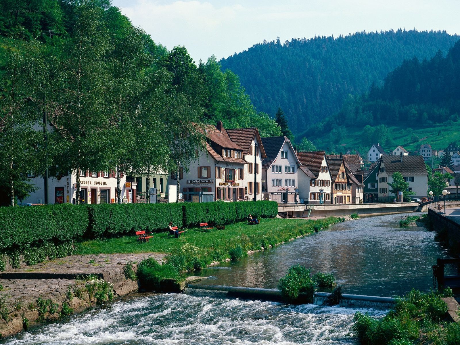 River town in the Black Forest
