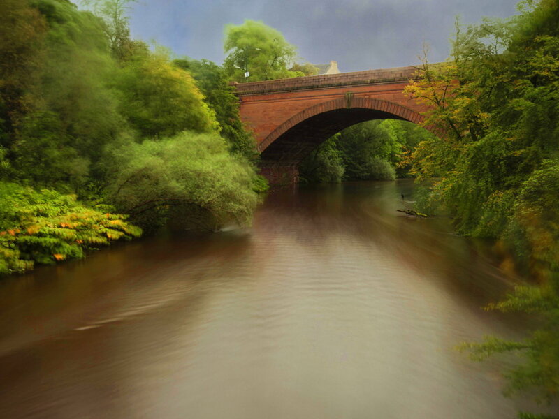 River under Brick Bridge — Green