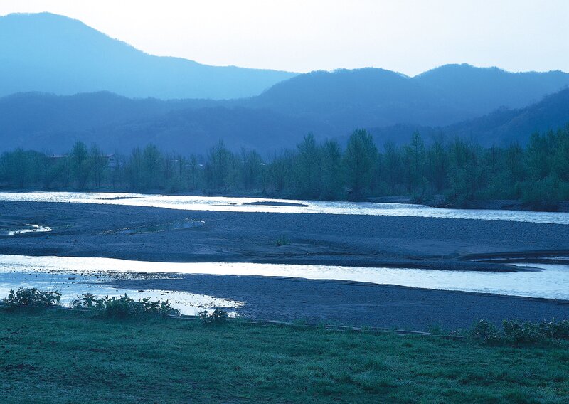 River valley at dawn