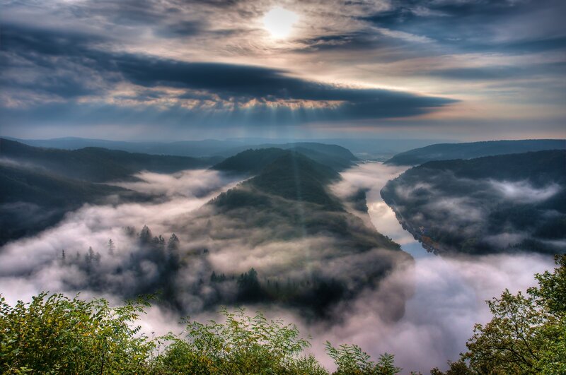 River Valley Fog — Green