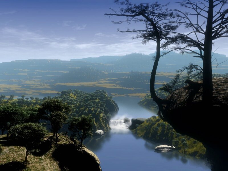 River valley landscape