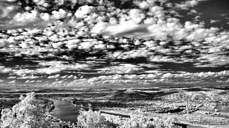 River Valley Landscape — Black