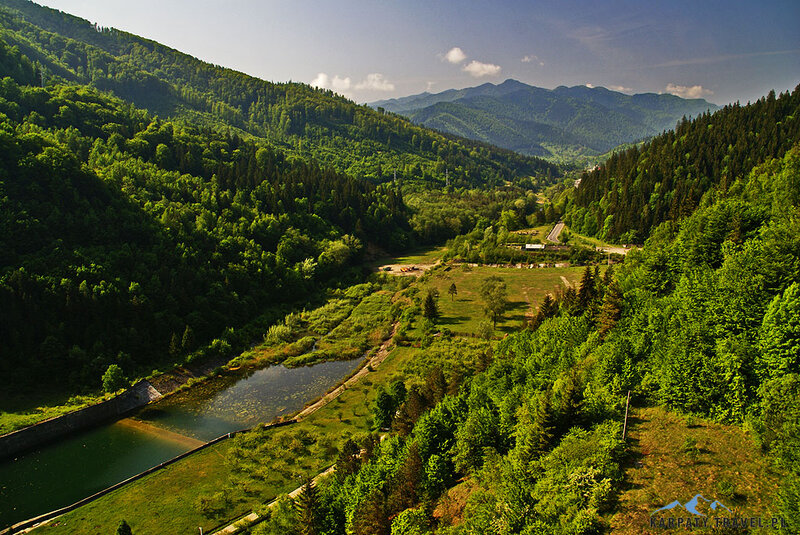 River Valley Landscape — Green, Serene, Afternoon, Photograph, Mountains, Forest