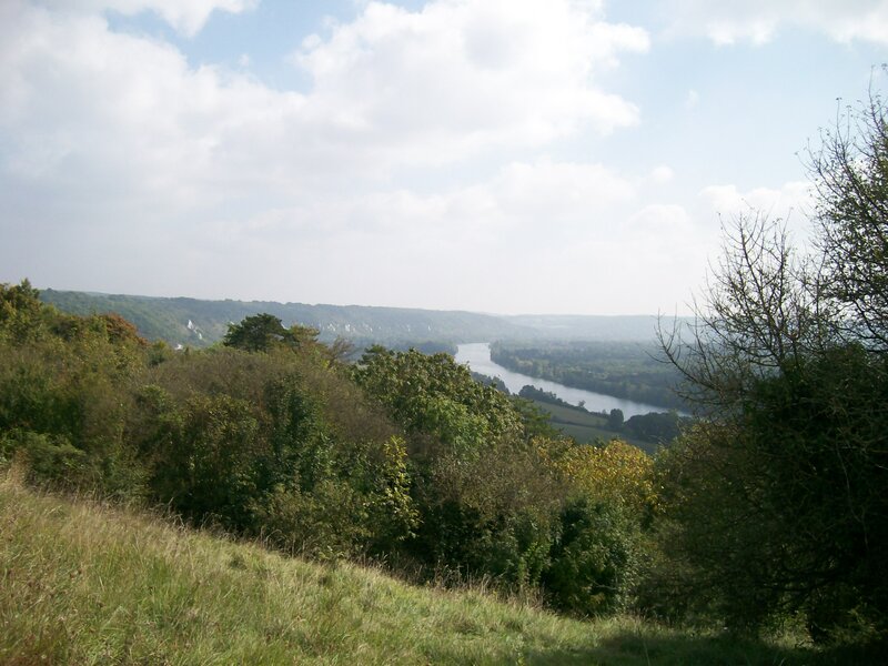 River Valley Landscape — Green, Serene, Afternoon, Photograph, Trees, Hills