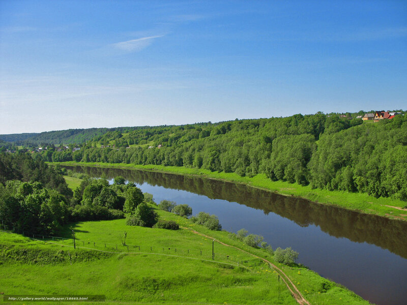 River valley landscape