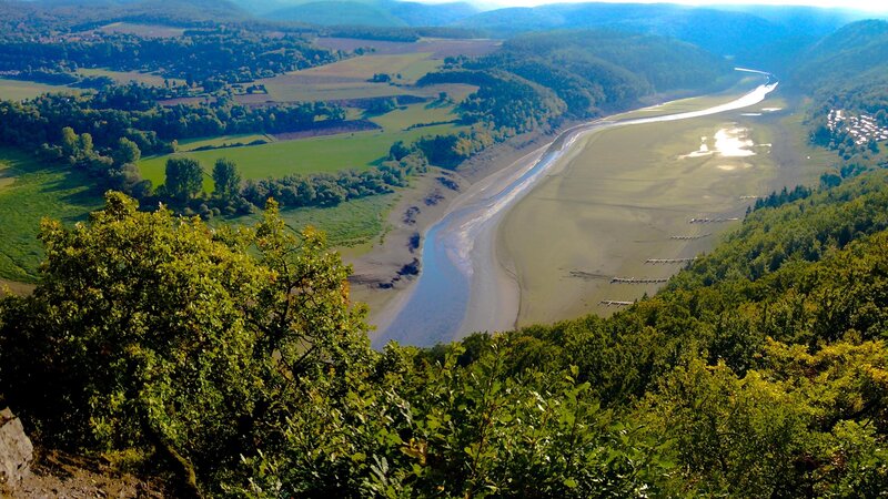 River valley landscape view