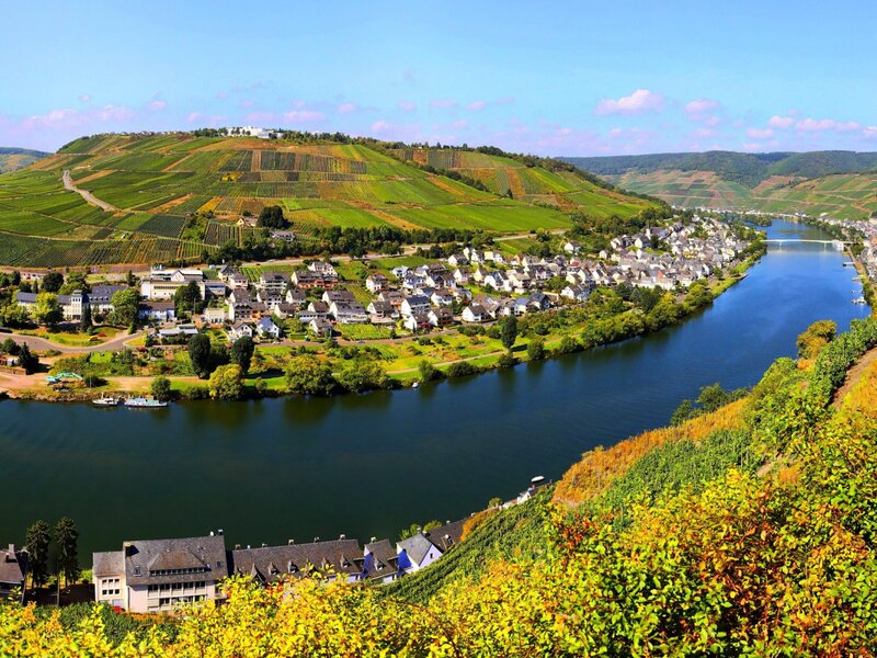 River Valley Town — Green, Serene, Afternoon
