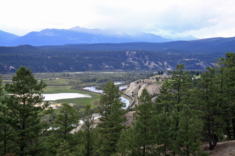 River Valley with Train