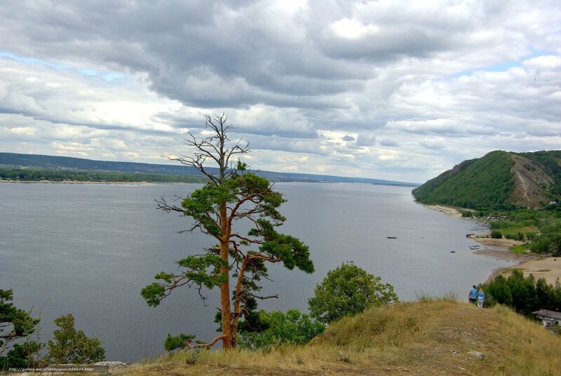 River view from a hill
