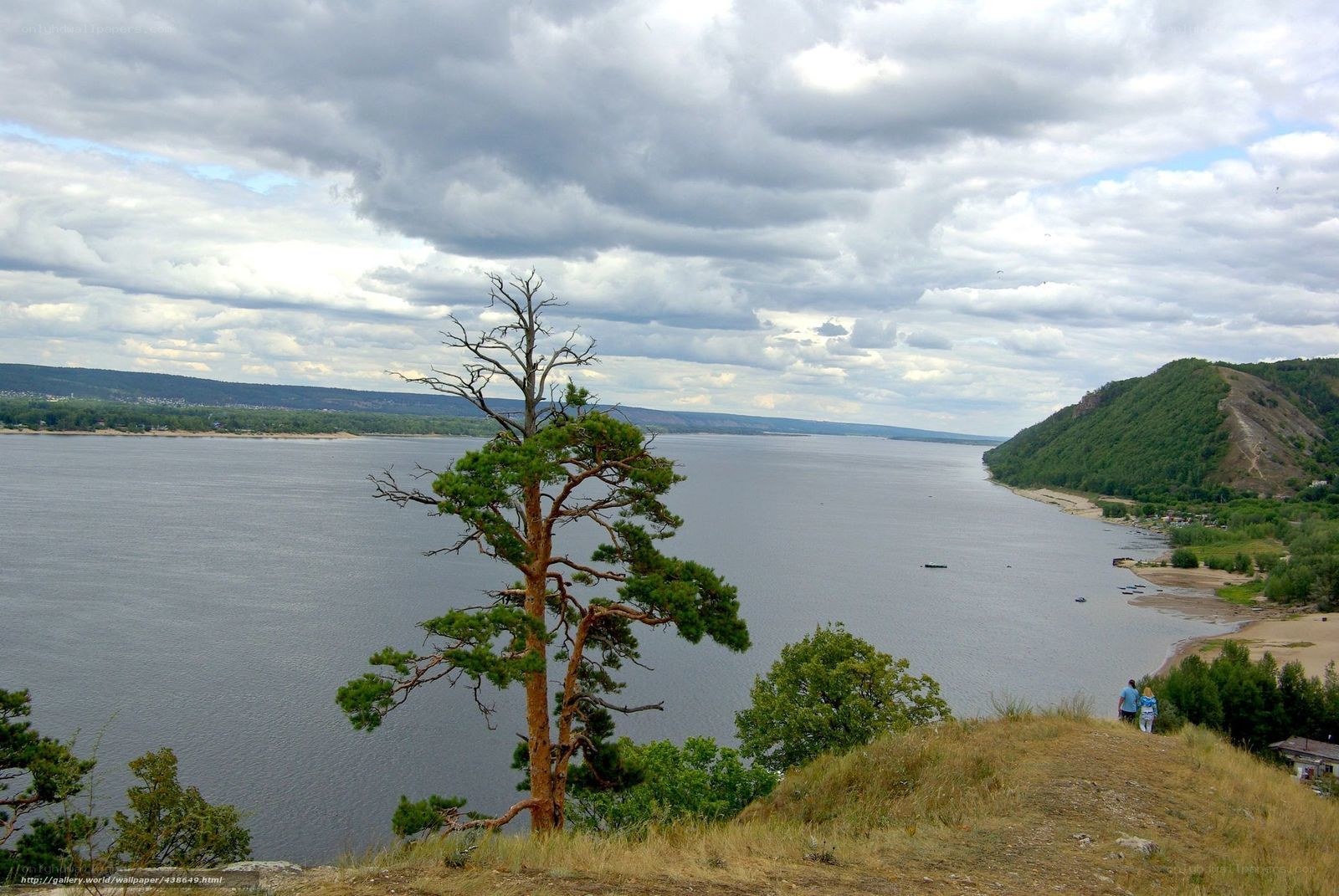 River view from a hill