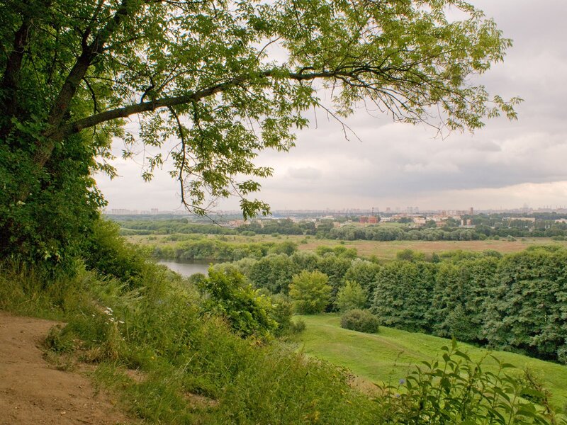 River view from a hillside