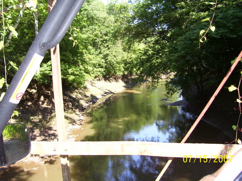 River view from a vehicle