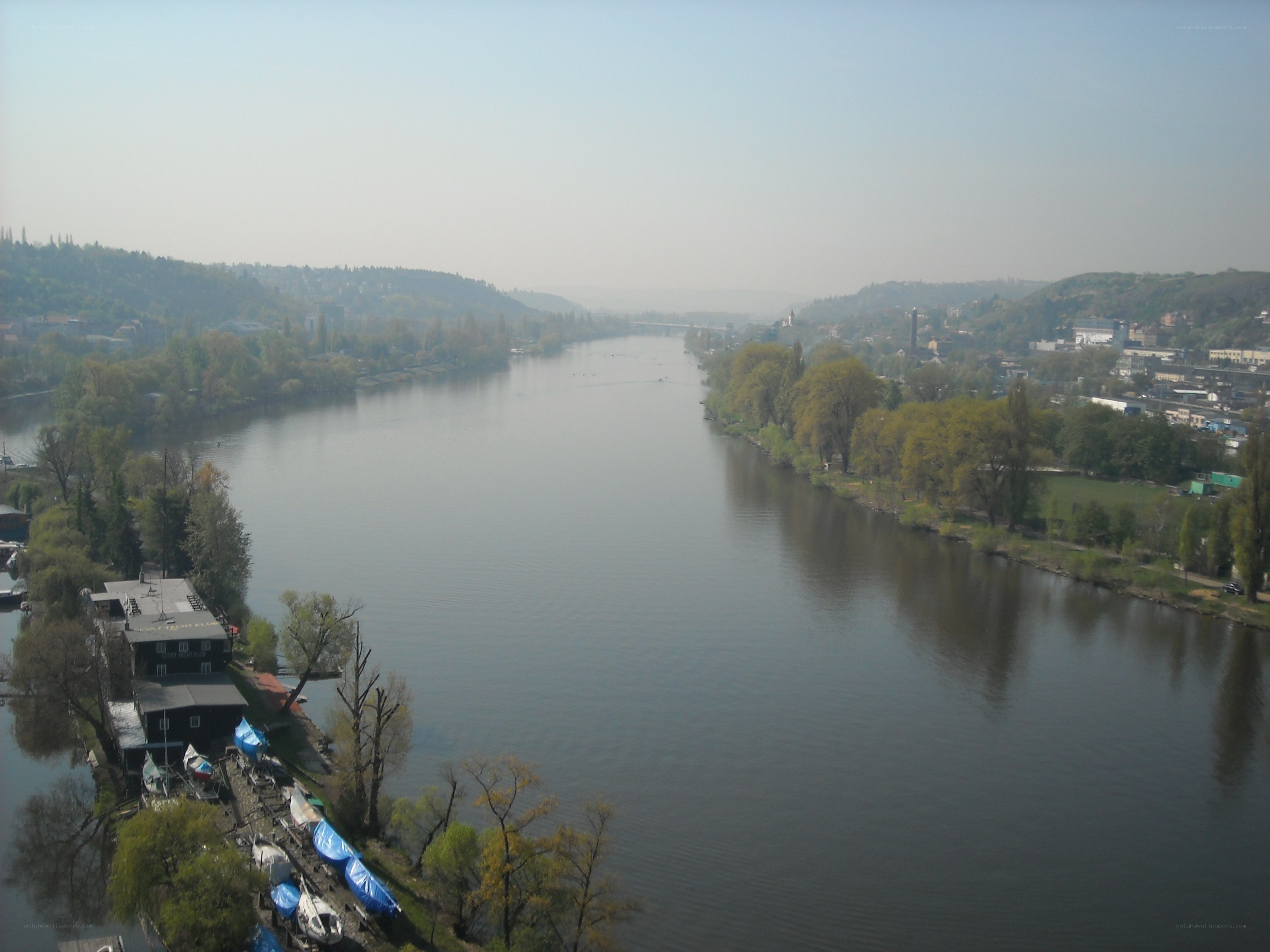 river view from high vantage point