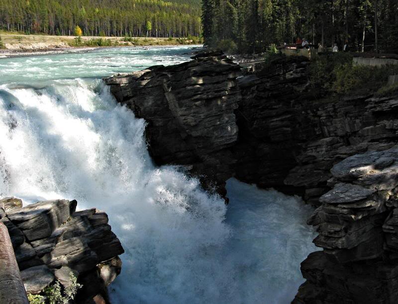 River Waterfall — Blue, Dramatic, Afternoon