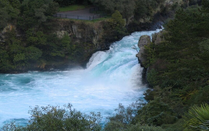 River Waterfall — Blue, Dramatic, Photograph