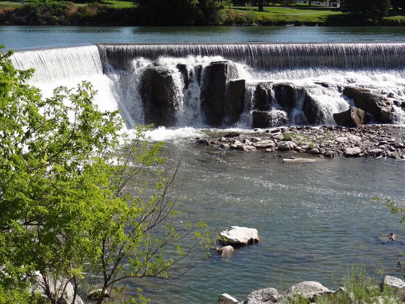 River Waterfall Dam
