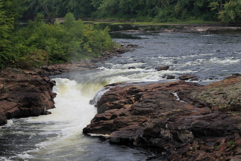 River Waterfall — Green, Natural, Afternoon, Photograph