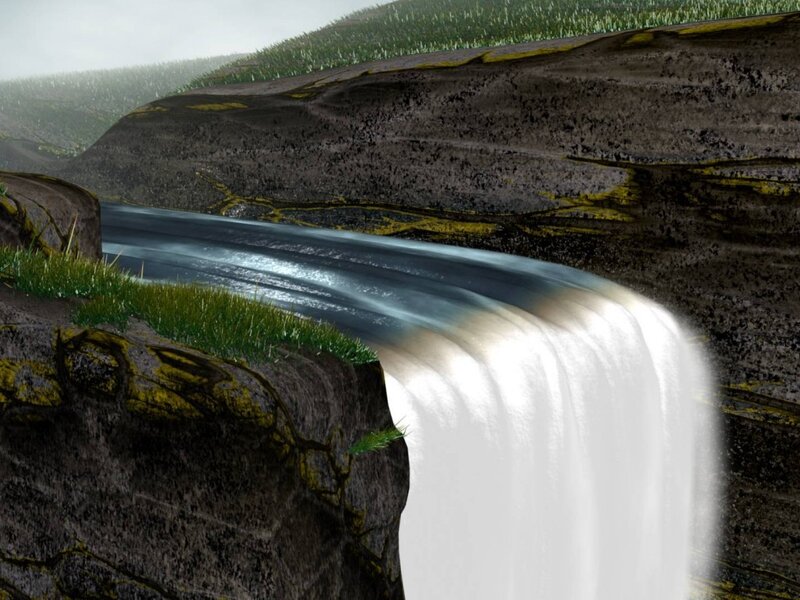 River Waterfall