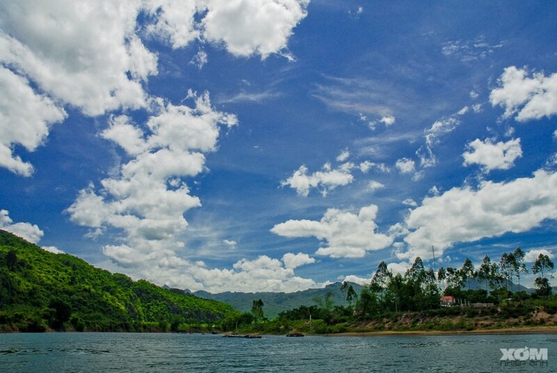 River with Green Hills