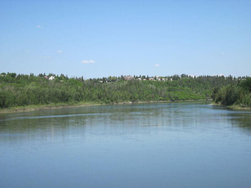 River with Houses