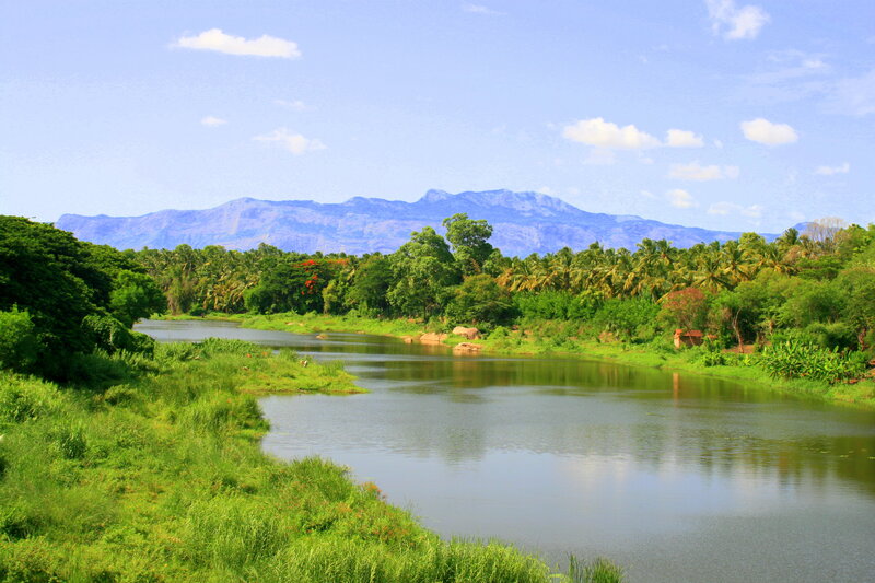 River with Mountains