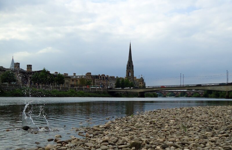 River with Pebble Bank