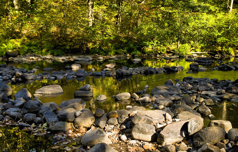 River with Rocks