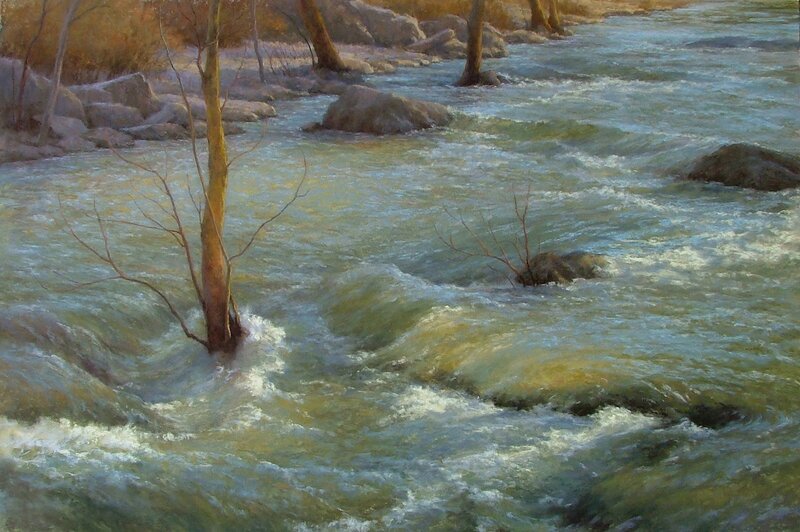 River with Rushing Water