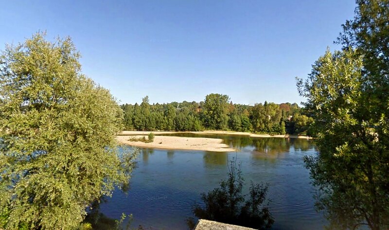 River with Sandbar