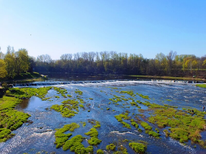 River with Small Waterfalls