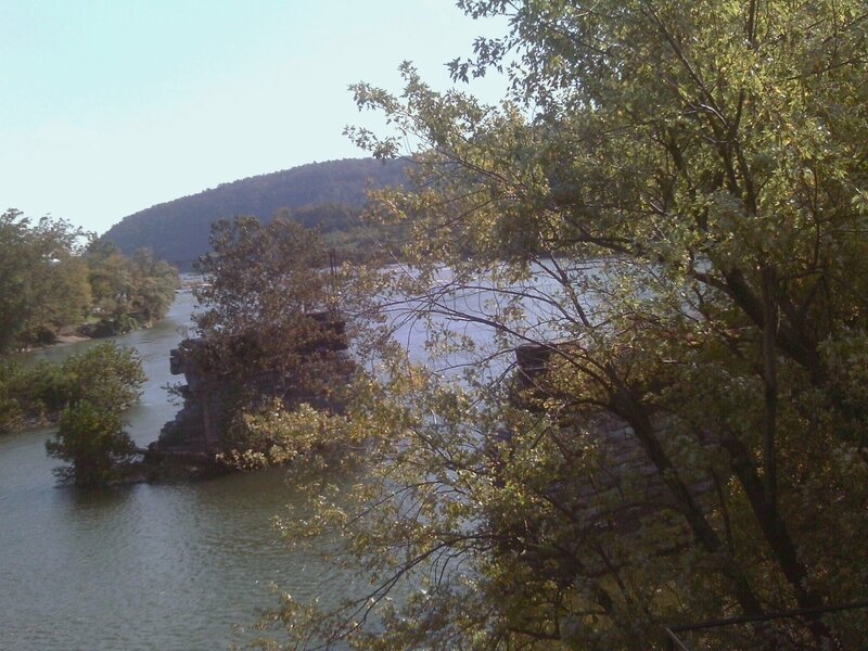 River with Stone Ruins