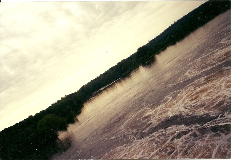 River with turbulent water
