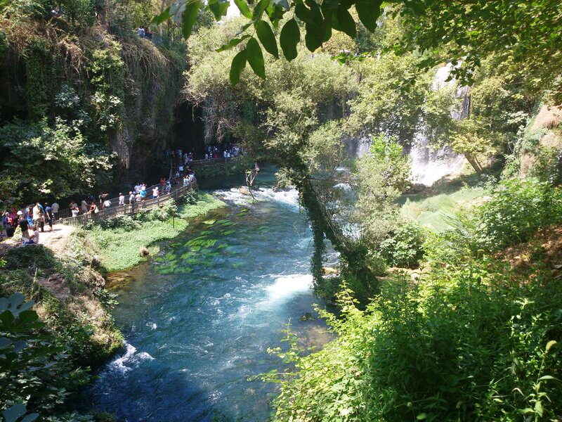 River with Waterfall — Green, Natural
