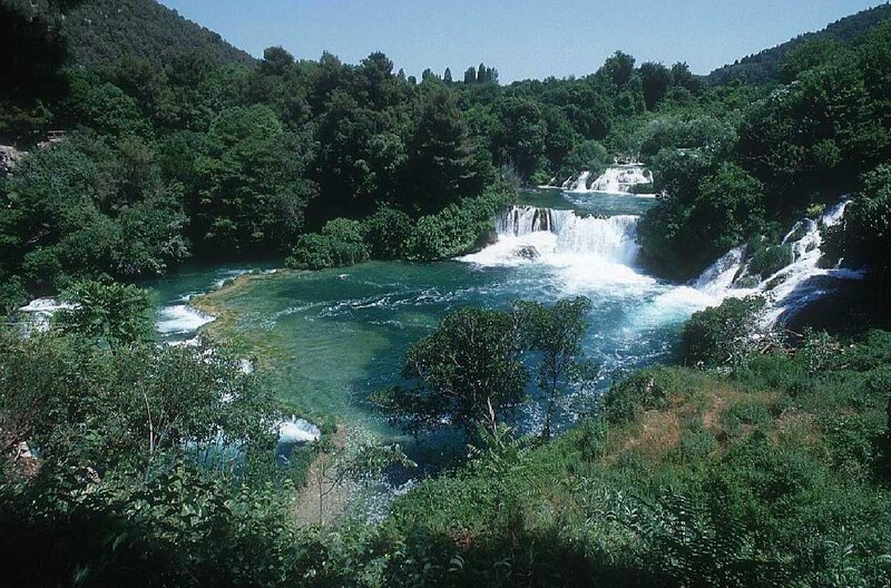 River with Waterfalls