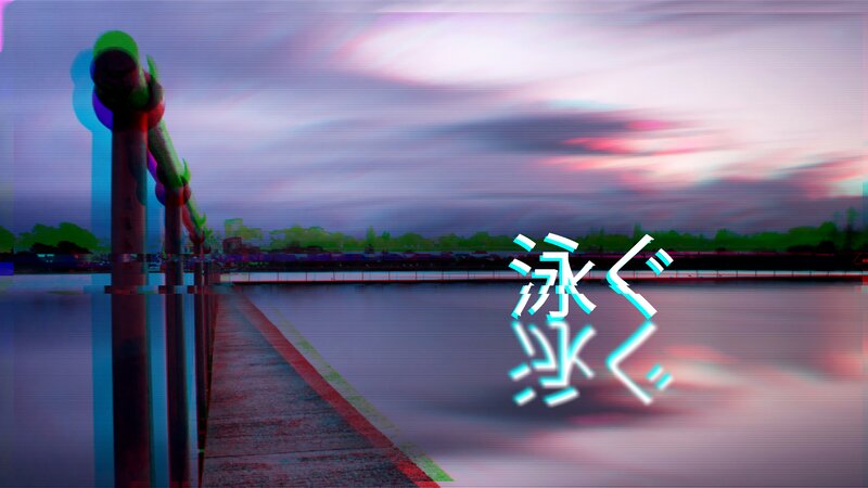 Riverbank at Dusk — Purple