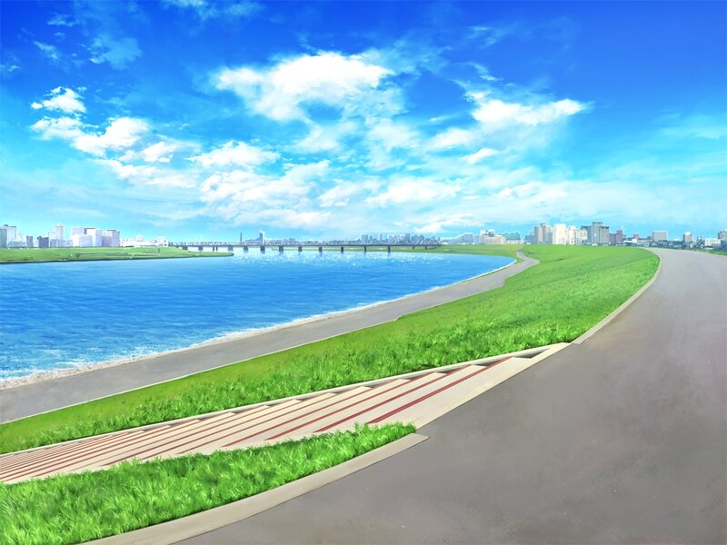 Riverbank Path and City
