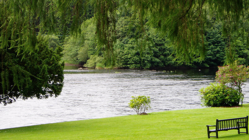Riverbank with Bench