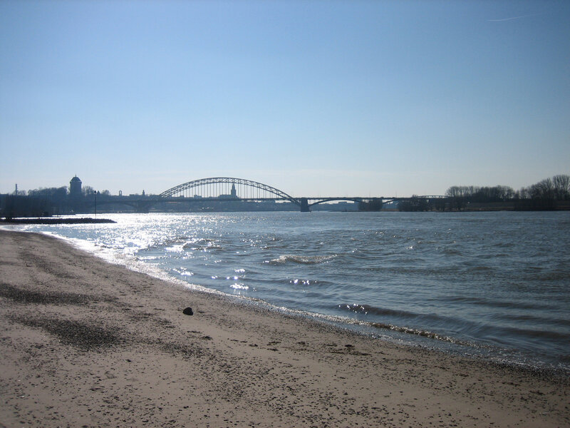Riverbank with Bridge