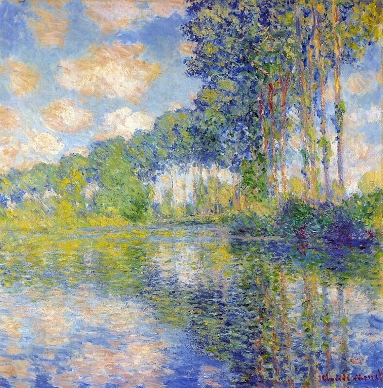 Riverbank with Trees