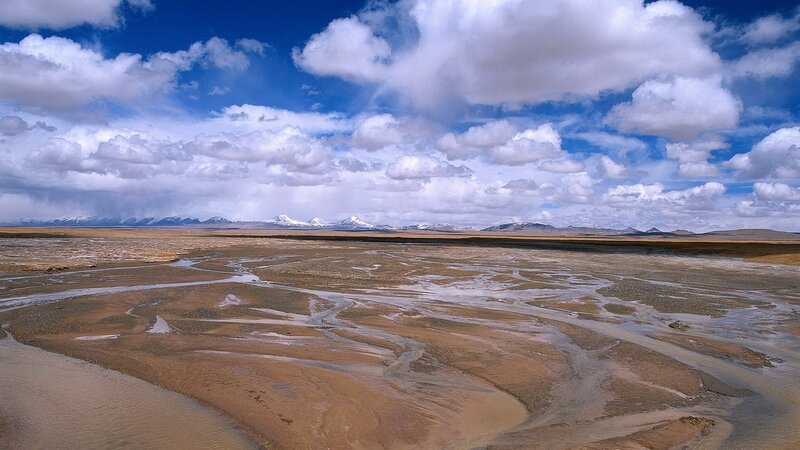 Riverbed in Desert