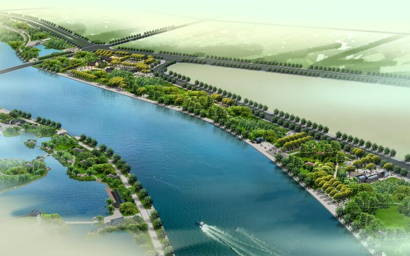 Riverfront park design