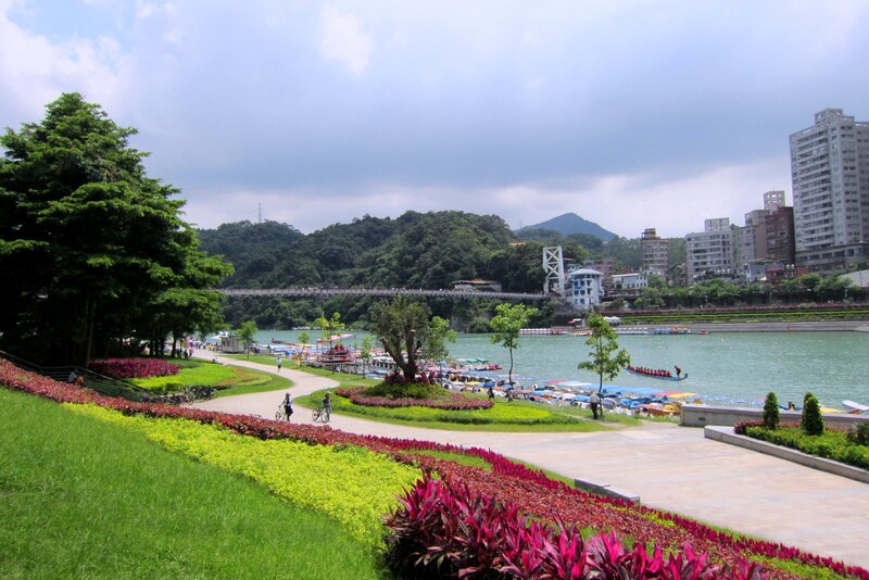 Riverfront Park with Boats