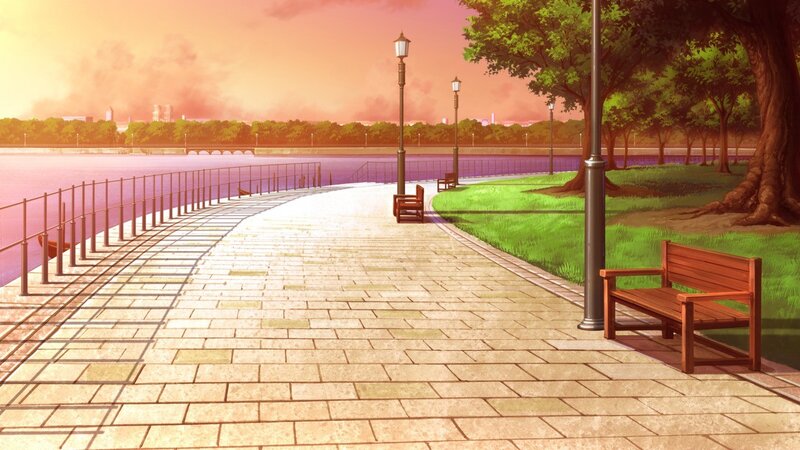 Riverwalk at sunset