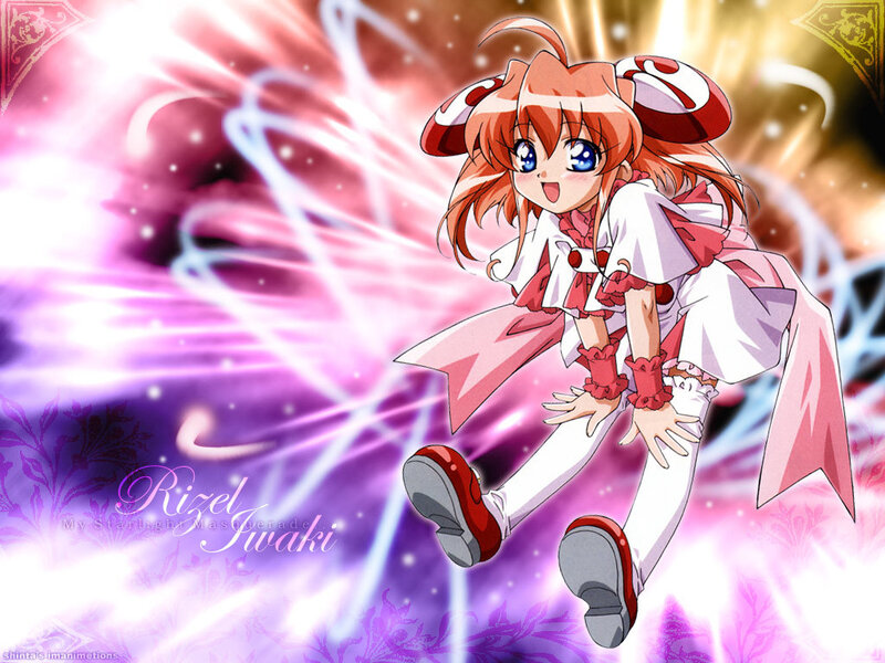 Rizel in a magical pose