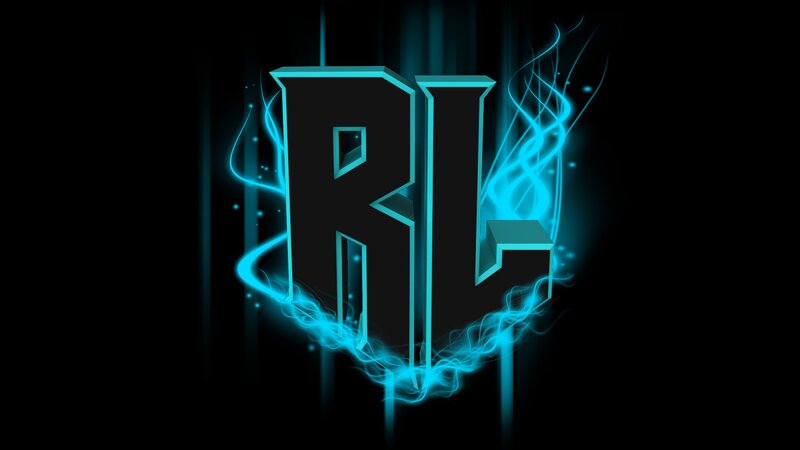 RL logo with blue energy effect